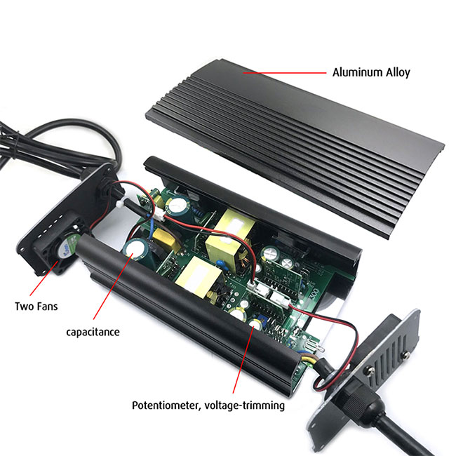 Chargeur de batterie au plomb-acide au lithium LiFePO4 48V 54.6V 58.4V 6A